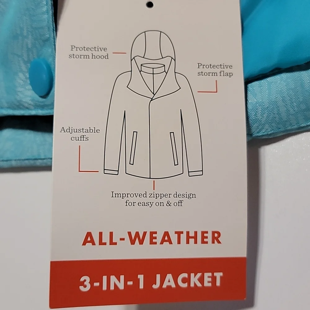 Cat and Jack girls  3-IN-1 Jacket